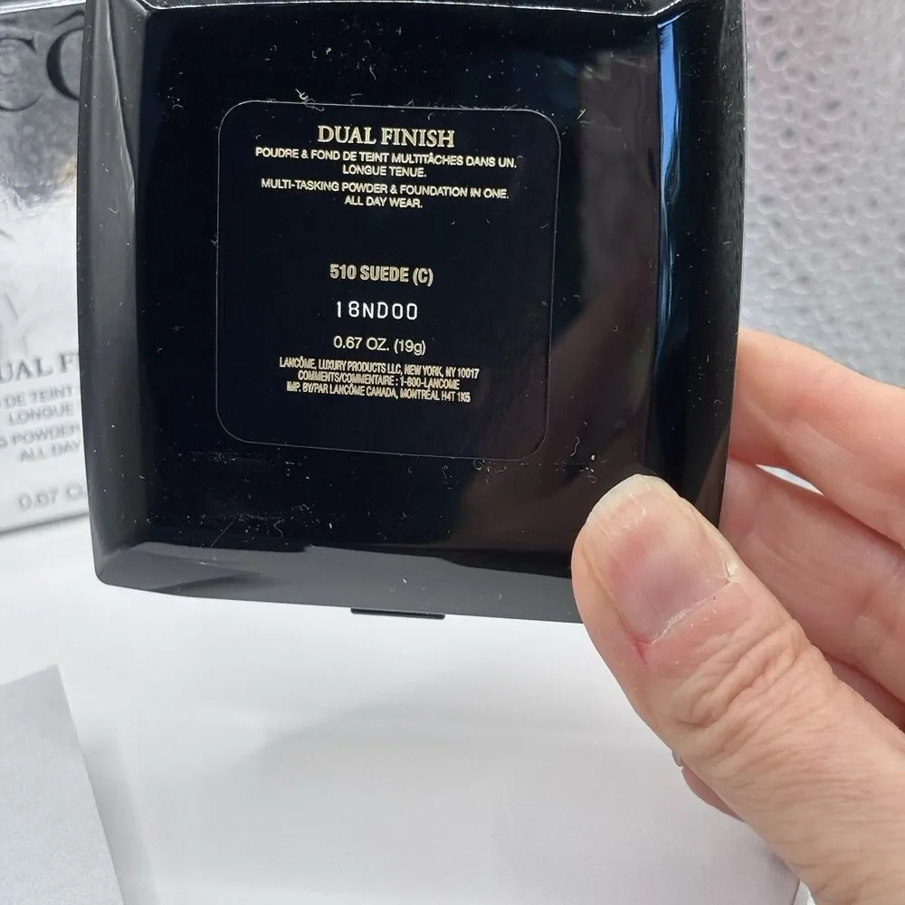 LANCOME ~ DUAL FINISH POWDER MAKEUP ~ # 510 SUEDE (C) ~ 0.67 OZ